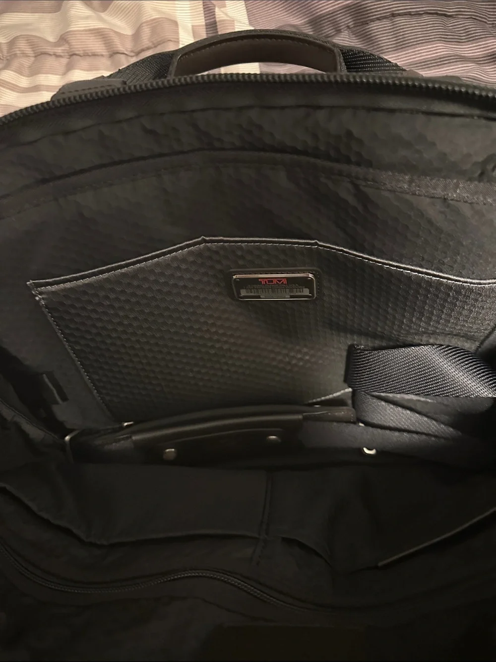 Bravo leather black and brown business bag
